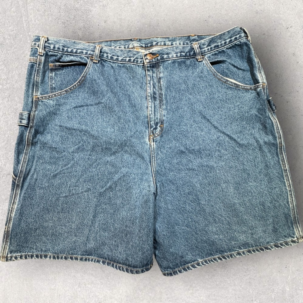 WearGuard Carpenter Denim Shorts Men's 48 Blue Heavyweight Workwear